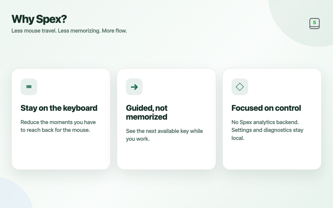 Spex Chrome Web Store screenshot 5